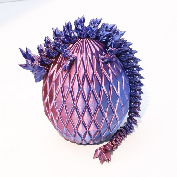 Vekome Dragon Egg,Dragon Toys,3D Printed Dragon in Egg,Articulated Dragon, Crystal Dragon Home Office Toys for Autism/ADHD