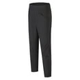 thumbnail image 1 of Vekome Men's Pants Elastic Waist Big and Tall Pants Lightweight Tapered Casual Trousers Loose Bottoms Black XL, 1 of 7
