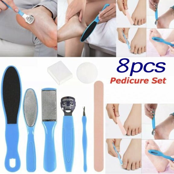 Vekome PEDICURE SET | Foot File Kit Scraper Nails Feet Care Tools for Women Callus