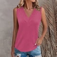 thumbnail image 1 of Vekome Plus Size Tank Tops for Women Sleevelss Plus Size Shirts V Neck Casual Tee Shirts Solid Color Summer Pullover Tops, 1 of 8