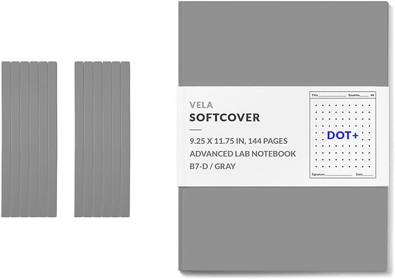 Vela Sciences B7 (12-Pack) Expanded Softcover Lab Notebook, 9.25 x 11. ...