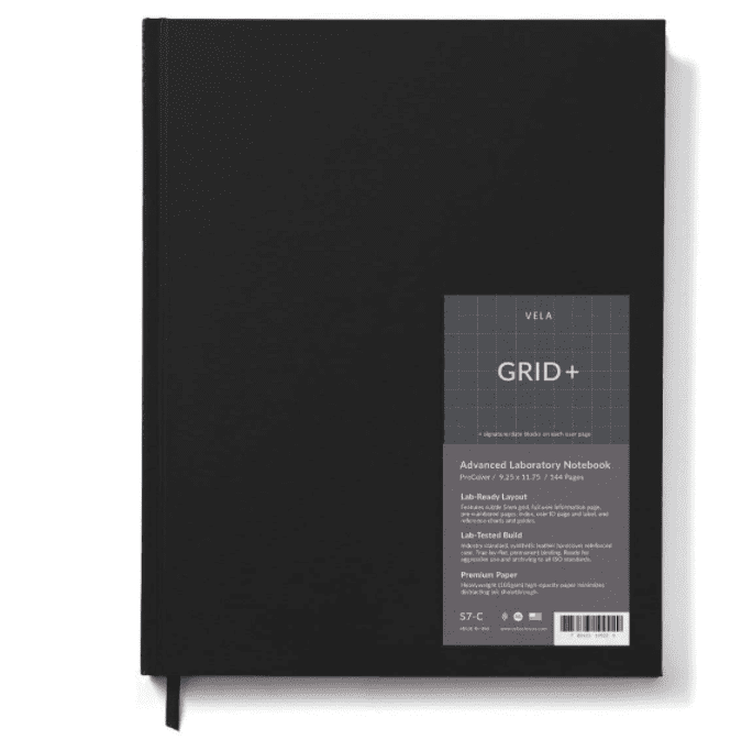 Vela Sciences S7C Expanded Procover Lab Notebook, 9.25 x 11.75 in, 144