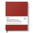 thumbnail image 1 of Vela Sciences S7R-D Expanded ProCover Lab Notebook, 9.25 x 11.75 in (23.5 x 30 cm), 144 Pages, Red Synthetic Leather, Permanent Bound, 70lb Heavyweight Paper (1-Pack, Dot +), 1 of 2