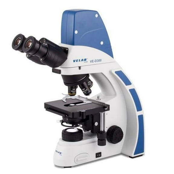 Velab VE-D300 Digital Biological Binocular Microscope with Plan Achromatic Objectives