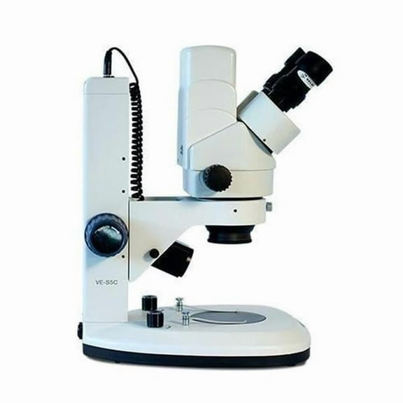 Velab VE-S5C Binocular Stereoscope Microscope with Integrated 1.3 MP Camera & Zoom - Intermediate