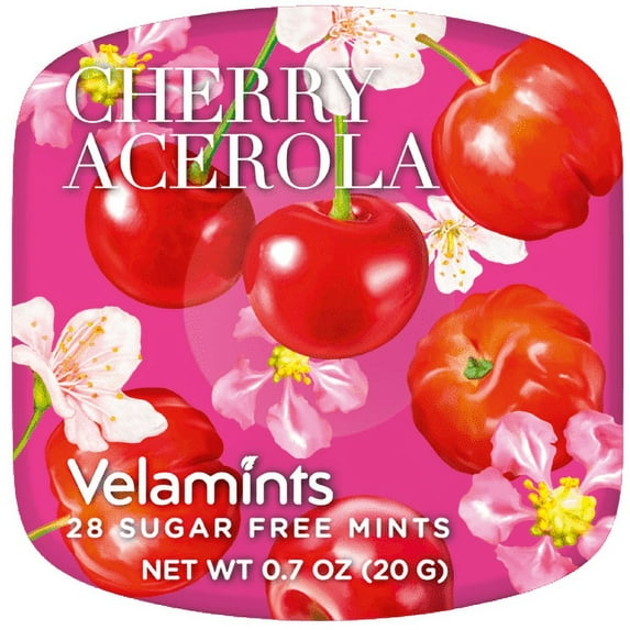 Velamints Expressions Cherry Acerola Sugar Free Mint