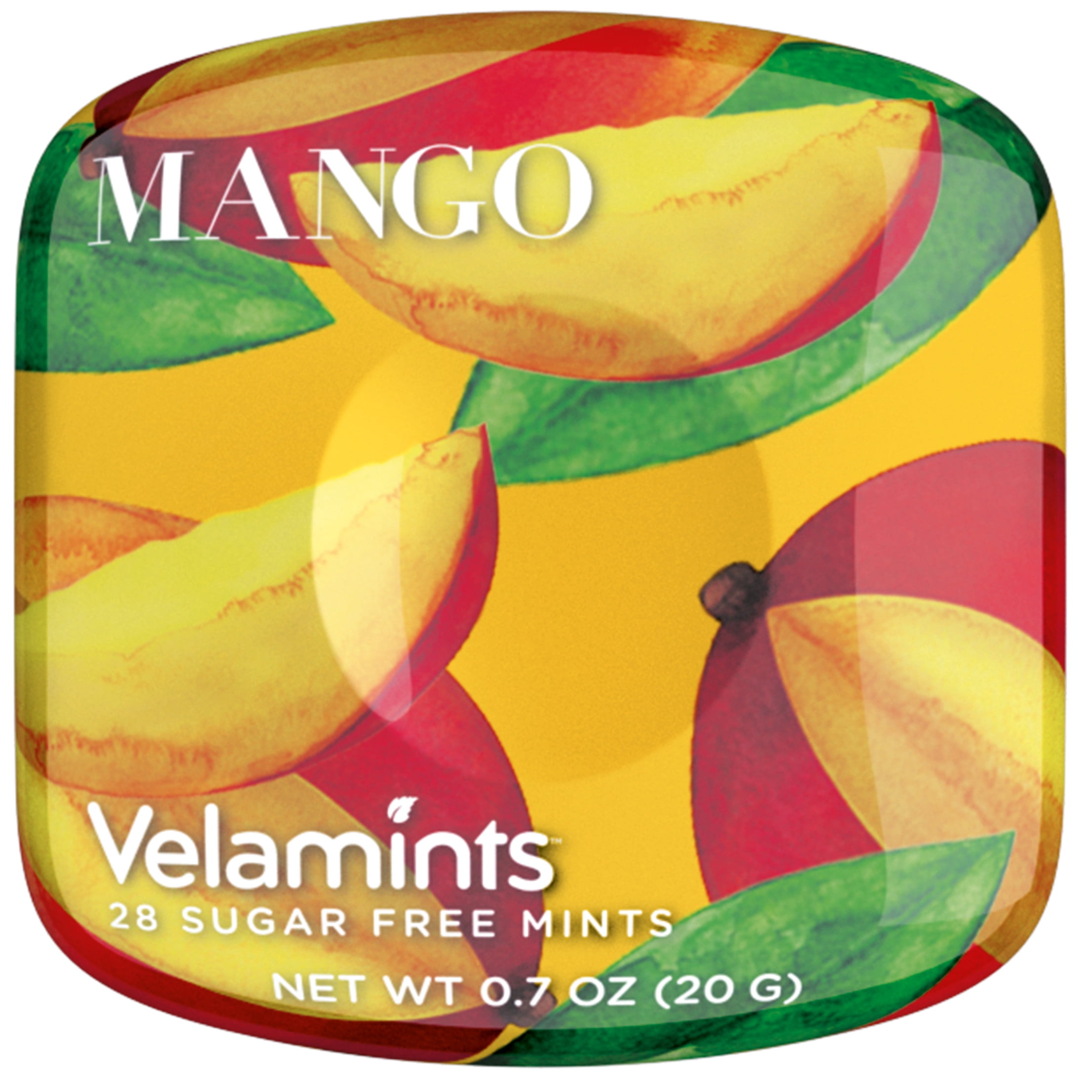 Velamints Sugar Free Mango Mints Expressions Breath Mints Tin AspartameFree Sweetened with