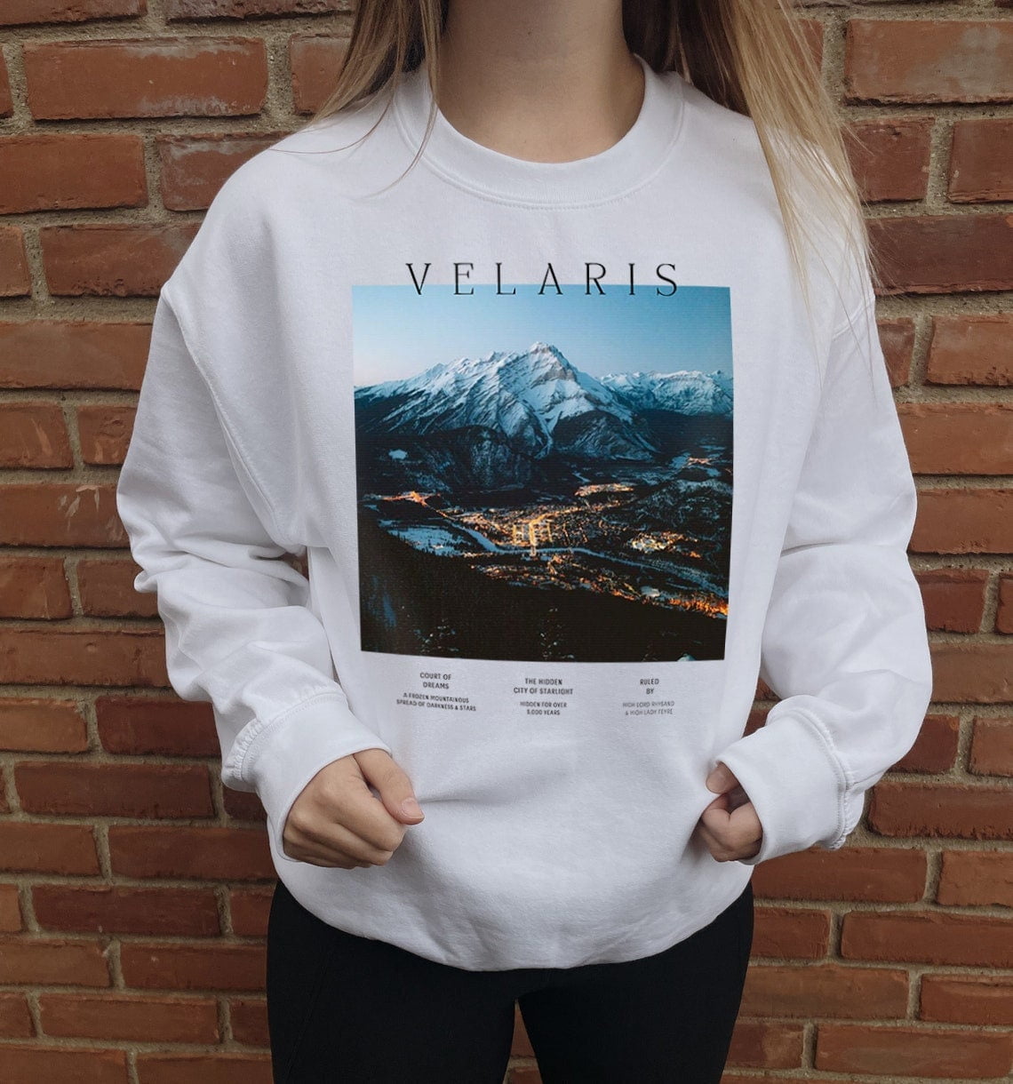 Velaris ACOTAR Sweatshirt ACOTAR Merch City of Starlight Photo Court