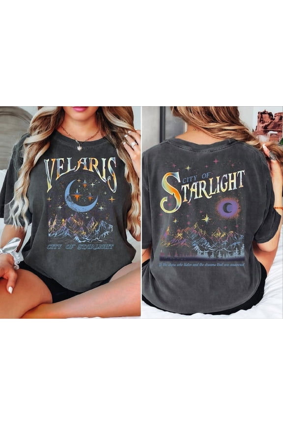 Velaris City Of Starlight Tee, City Of Starlight Shirt,ACOTAR Merch,Velaris Bookish T-Shirt