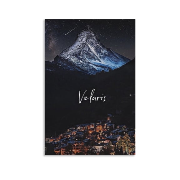 Velaris, City of Starlight, A Court of Mist And Fury Print Photo Art Painting Canvas Poster Home Decorative Bedroom Modern Decor Posters Gifts 12x18inch(30x45cm)