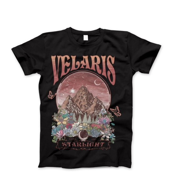 Velaris City of Starlight T- Shirt, Velaris Tshirt, The Night Court Tee, Gift for Her, House of Wind Book Tee Top