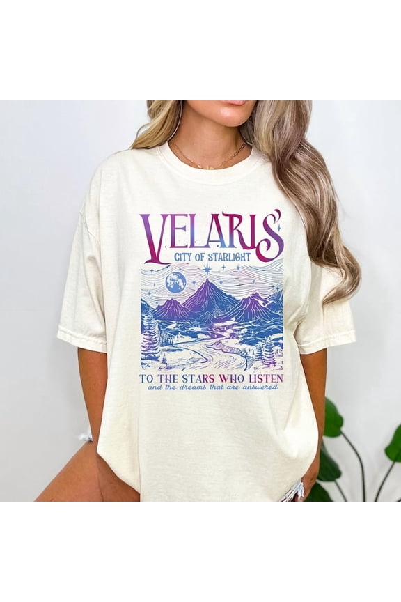 Velaris City of Starlight Tshirt, Acotar Shirt, Bookish Merch,Night Court Velaris,Booktok Merch, City of Starlight Shirt, ACOTAR Fan Shirt