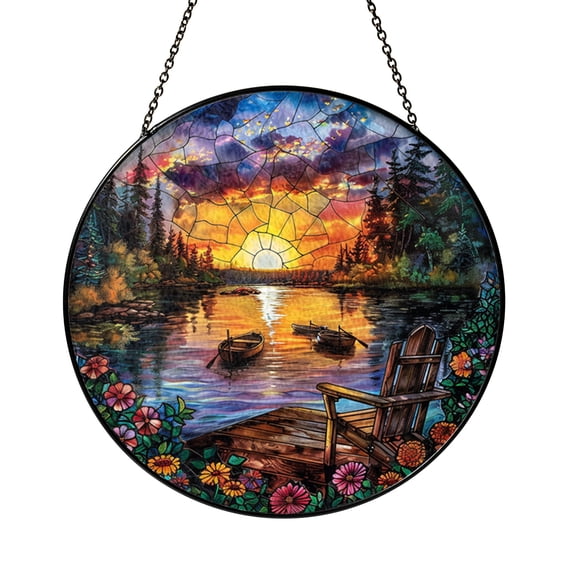Velaris Inspired Stained Glass Suncatcher – Fantasy Window Hanging Art ...