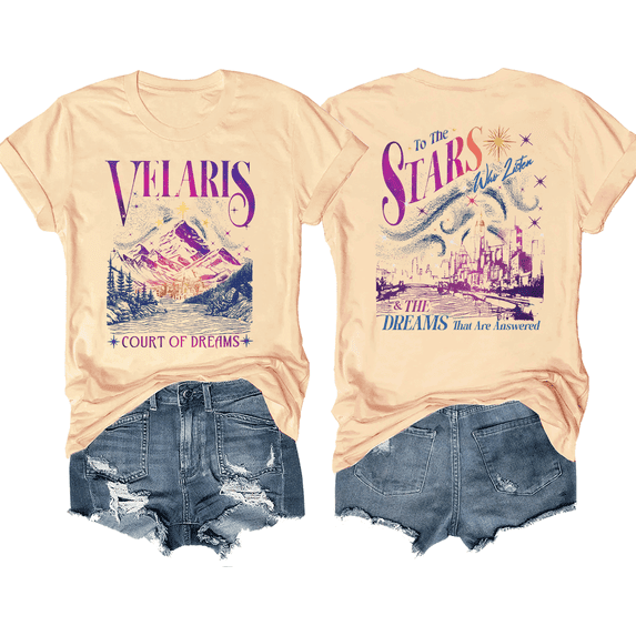 Velaris Shirt ACOTAR Shirt A Court of Thorns and Roses Shirt To The Stars Who Listen And The Dreams That Are Answer Shirt