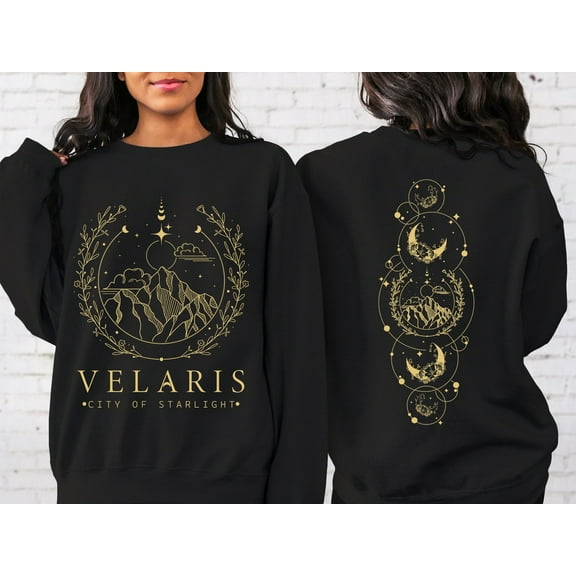 Velaris Sweatshirt, Acotar Sweatshirt, SJM Shirt, The Night Court Hoodie, Night Court Symbol Sweatshirt, A Court Of Thorns And Roses Court SWEATSHIRT All Size S-5XL