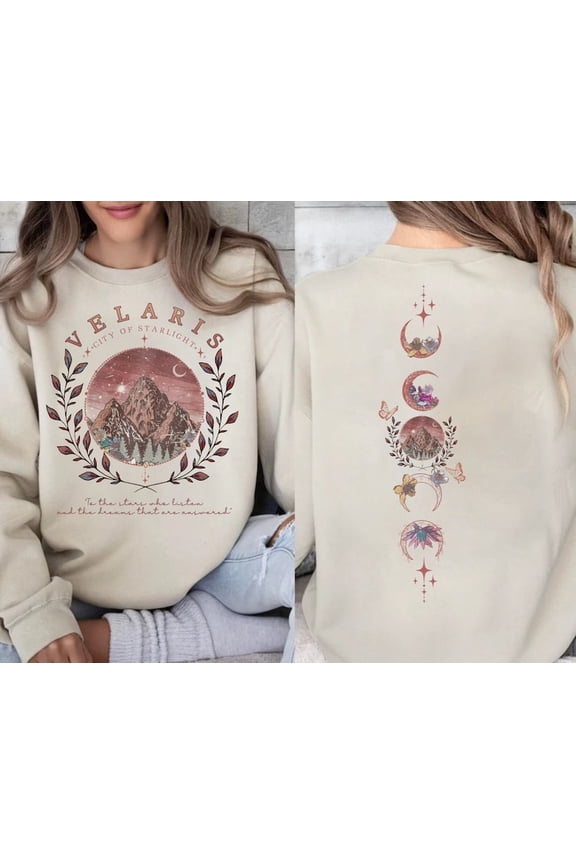 Velaris Sweatshirt, Velaris City Of Starlight Sweatshirt, The Night Court Shirt,SJM Merch Shirt, City of Starlight Sweater, ACOTAR Shirt