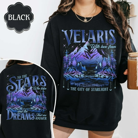 Velaris Sweatshirt, Velaris City Of Starlight Shirt, The Night Court Shirt, Sjm Sweater, Acotar Shirt, To The Star Who Listen Sweatshirt Sweatshirt All Size S-5XL