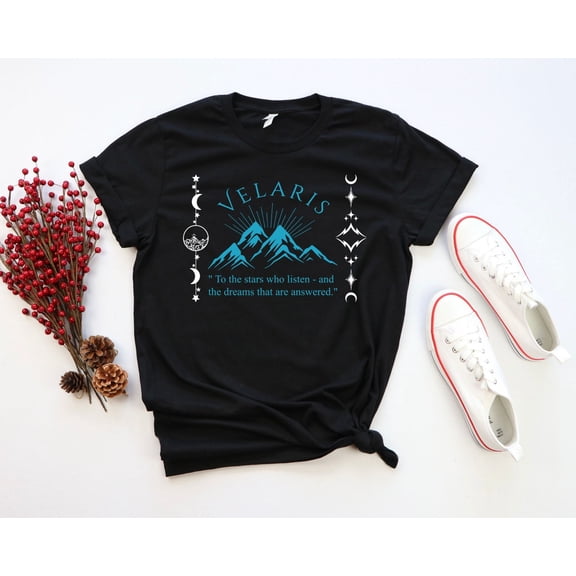 Velaris T-Shirt, To The Stars Who Listen Gift, Acotar Shirt, Acotar Merch, Night Court Shirt, City Of Starlight