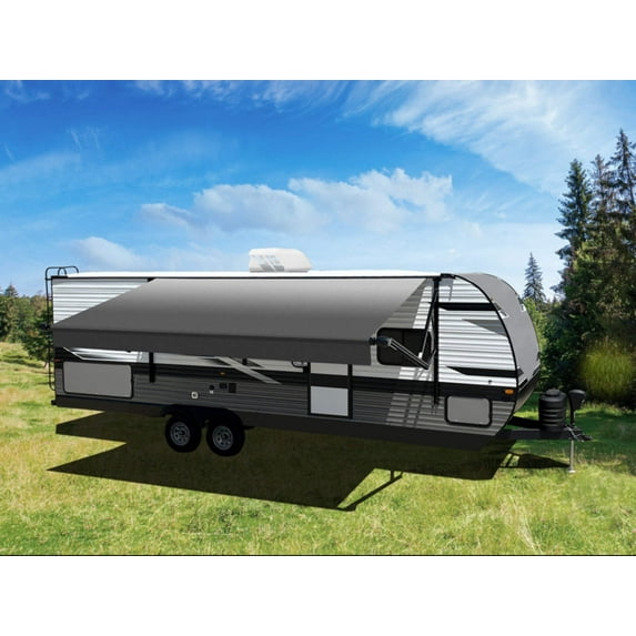 Velarium VC18003000 18' Rev Charcoal Fade Vinyl Canopy