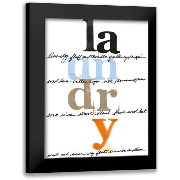 Velasquez, Deborah 12x14 Black Modern Framed Museum Art Print Titled - Laundry Lines I