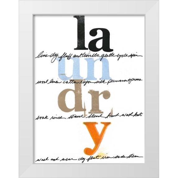 Velasquez, Deborah 12x14 White Modern Wood Framed Museum Art Print Titled - Laundry Lines I