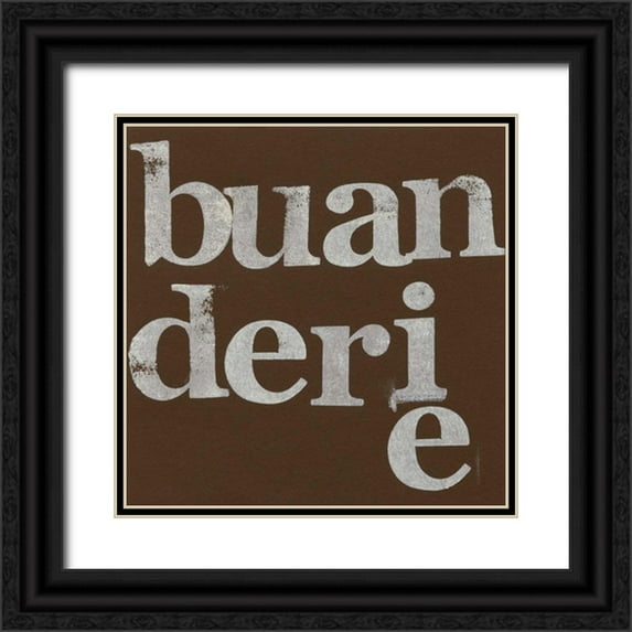 Velasquez, Deborah 15x15 Black Ornate Wood Framed with Double Matting Museum Art Print Titled - French Laundry II