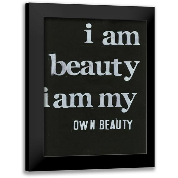 Velasquez, Deborah 15x18 Black Modern Framed Museum Art Print Titled - Be Beautiful II