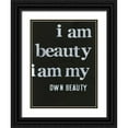 thumbnail image 1 of Velasquez, Deborah 15x18 Black Ornate Wood Framed with Double Matting Museum Art Print Titled - Be Beautiful II, 1 of 4