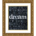 thumbnail image 1 of Velasquez, Deborah 15x18 Gold Ornate Wood Framed with Double Matting Museum Art Print Titled - Dream Imagine... I, 1 of 4