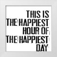 thumbnail image 1 of Velasquez, Deborah 26x26 White Modern Wood Framed Museum Art Print Titled - The Happiest II, 1 of 4