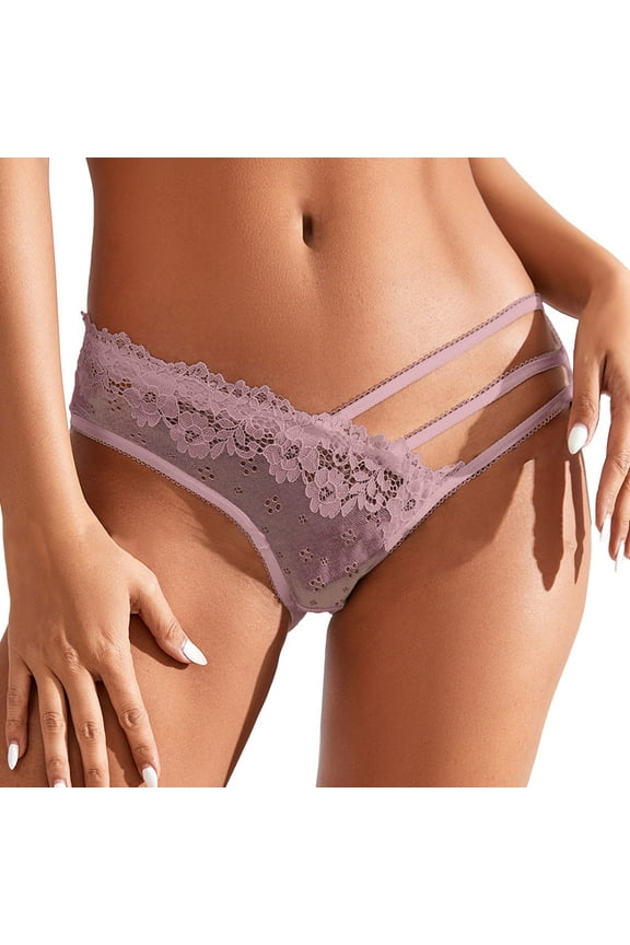 Custom Letter Logo Low Waist Striped Tangas No Show Bikini Custom Thongs Women Underwear Panties Thong Underwear Female Underwear Pack Women's plus Size Underwear High Cut plus Size G String