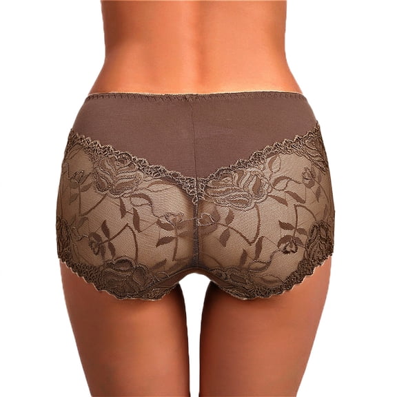 Velaura High Cut Panties for Women Hiking Underwear Women Underwear for Women Microfiber Women's Panties Seamless Athletic Underwear Women Women Lace Sexy Panties Underwear G String Thongs Lingerie