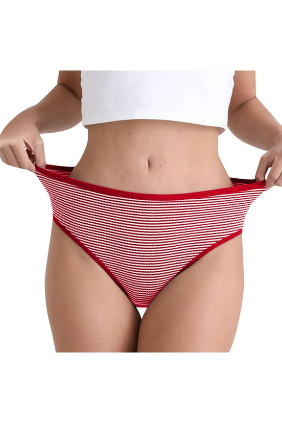 Underwear Womens Bikini Cut Hi Cut Panties for Women Remote Control Vibe for Woman Panties Pretty Womens Panties Waist Trainer for Women Postpartum Women's Mid High Waist Mesh Briefs Solid
