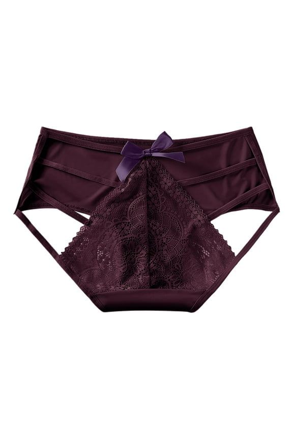 for Women Underwear Latex Underwear for Adults Cheeks Cute Bikini Panties for Women Medium Panties Women's Low Waist Mesh Briefs Solid Color Crotch Underwear Panties