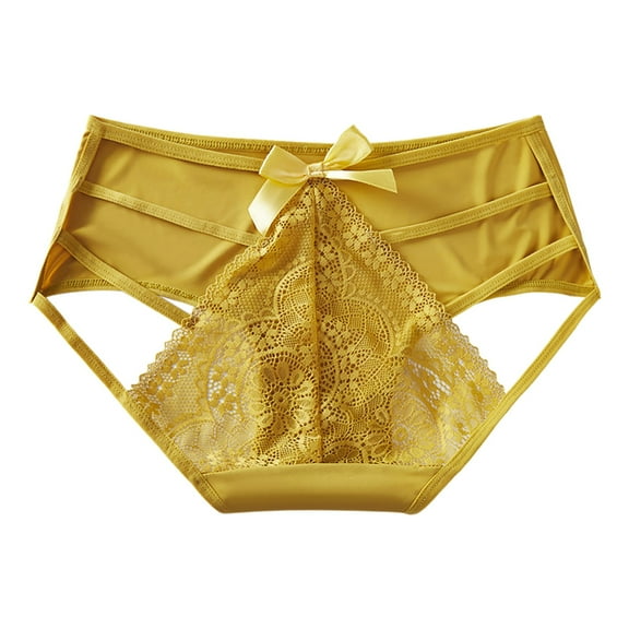 Velaura for Women Underwear Latex Underwear for Adults Cheeks Cute Bikini Panties for Women Medium Panties Women's Low Waist Mesh Briefs Solid Color Crotch Underwear Panties