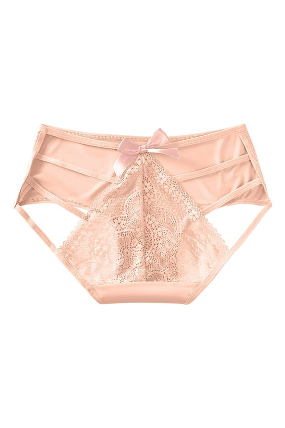 for Women Underwear Latex Underwear for Adults Cheeks Cute Bikini Panties for Women Medium Panties Women's Low Waist Mesh Briefs Solid Color Crotch Underwear Panties
