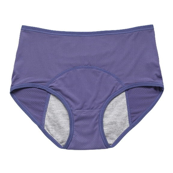 Velaura Women Underwear Seamless Leak Proof Underwear for Women Underwear Women High Waist Underwear Women Bikini plus Size G String 40 To 150KG Plus Size L To 8XL Pants Leak Proof