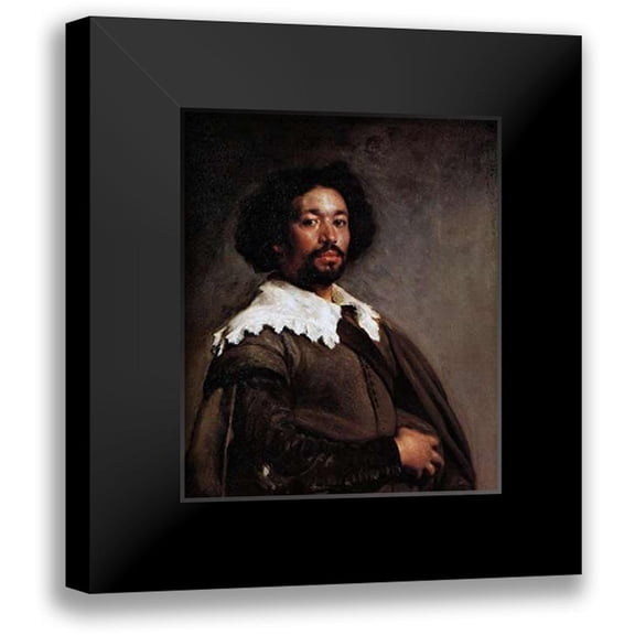 Velazquez, Diego 12x14 Black Modern Framed Museum Art Print Titled - Juan De Pareja