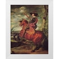 thumbnail image 1 of Velazquez, Diego 19x24 White Modern Wood Framed Museum Art Print Titled - Equestrian Portrait Of The Count Duke Of Olivares, 1 of 4