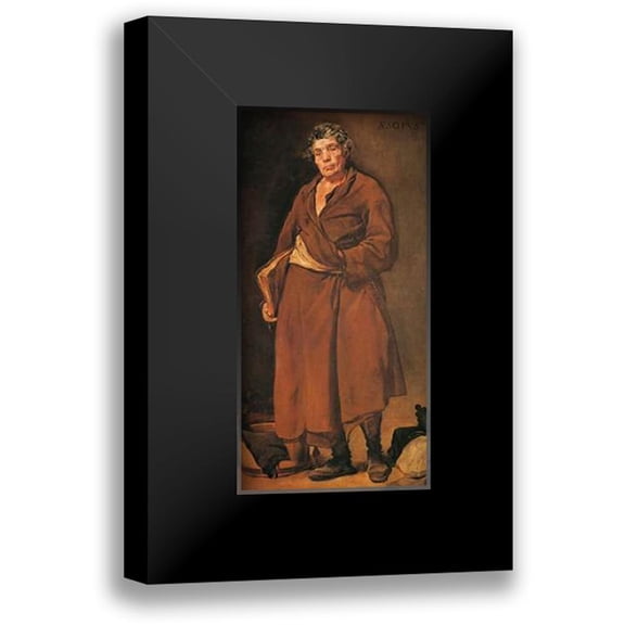 Velazquez, Diego 9x14 Black Modern Framed Museum Art Print Titled - Aesop