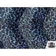 thumbnail image 1 of Velboa Faux Fake Fur Short Pile Blue Cheetah Fabric, 1 of 1