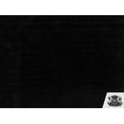 Velboa Faux Fake Fur Short Pile Solid Black Fabric