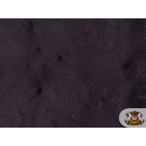 Velboa Faux Fake Fur Short Pile Solid Eggplant Fabric