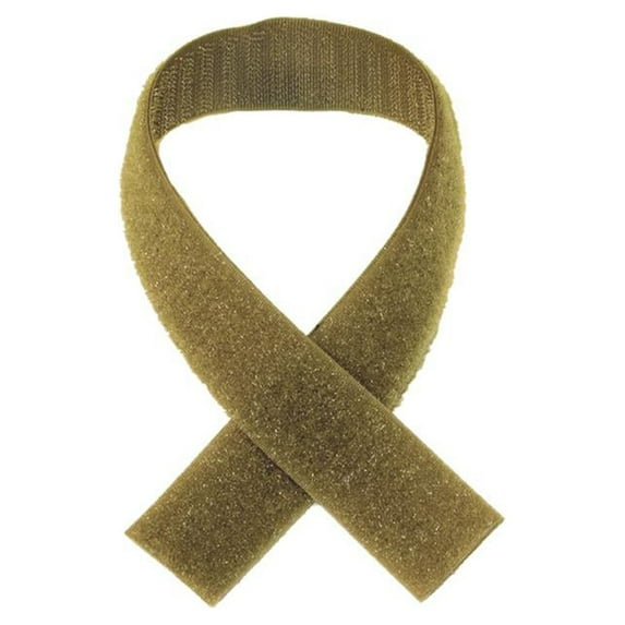 Velcro 2" 2-sided hook/loop, 25 yard dispenser box, tan