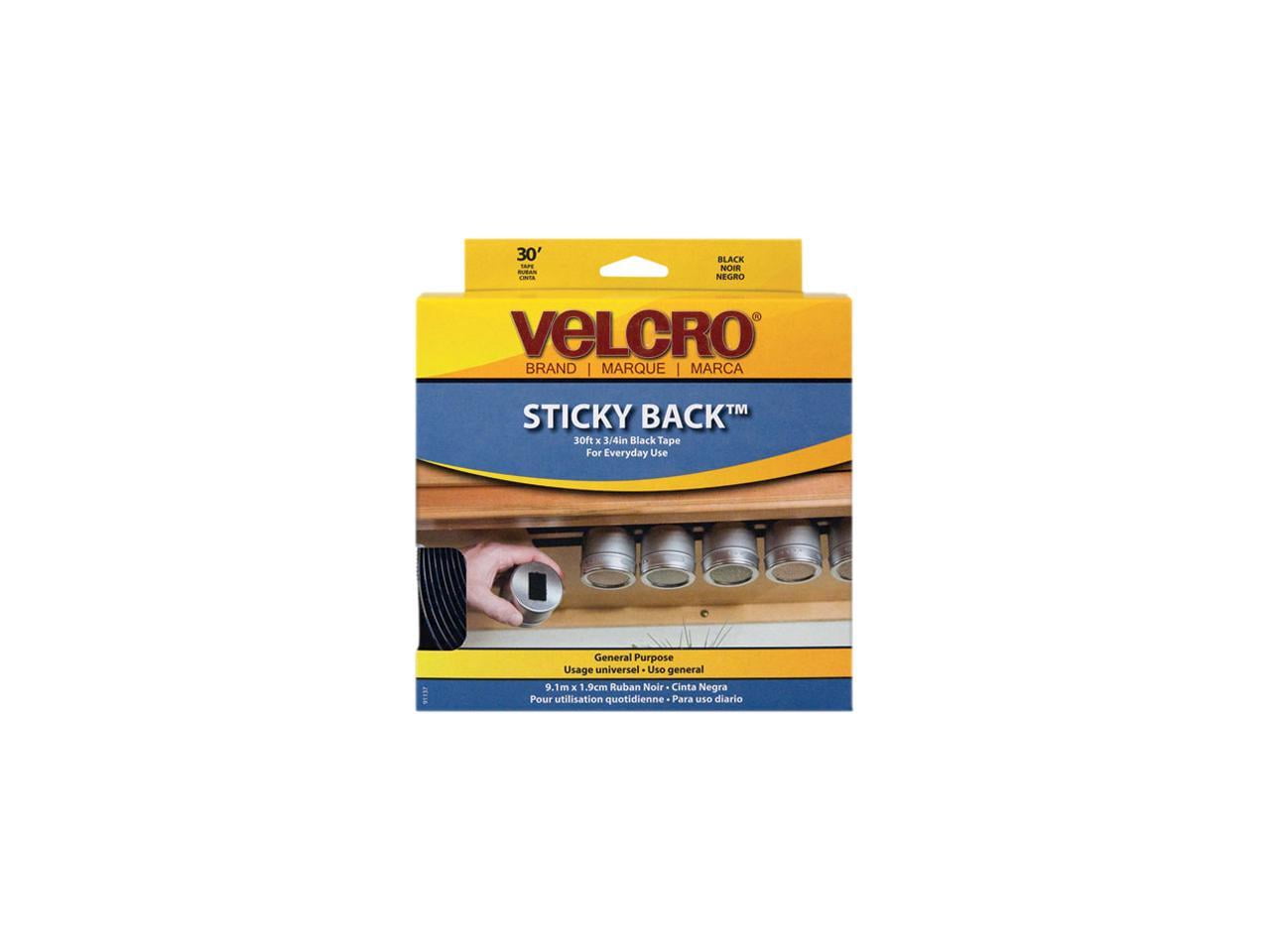 Velcro 91137 StickyBack Hook and Loop Fasteners in Dispenser, 3/4 Inch