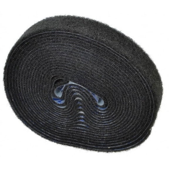 Velcro.Brand 212782 1" x 5 Yd Adhesive Backed Loop Roll Continuous Roll, Black