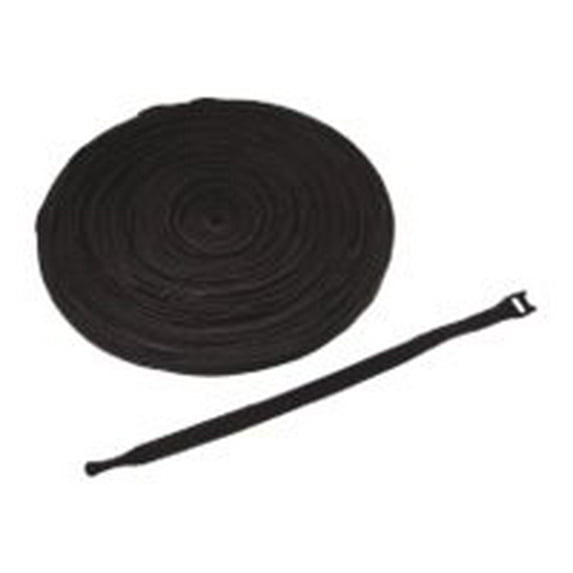 ICC ICACSVB8BK 8 in. Cloth Tie Cable Tie - Black