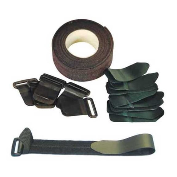 Velcro Brand Back-to-Back Strap, No Adhesive, 15 ft, 1 in W, Black 100RS