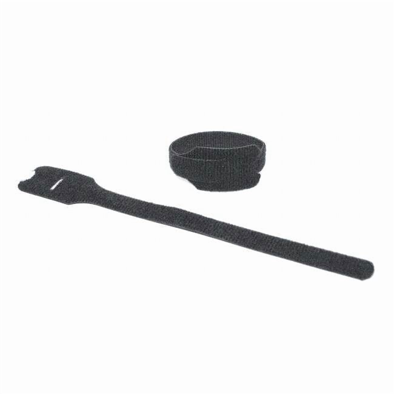 Cable Tie, 8 in L, 2 in Max Bundle Dia., Black, Nylon, Polypropylene, 50 lb Strength, 675 PK