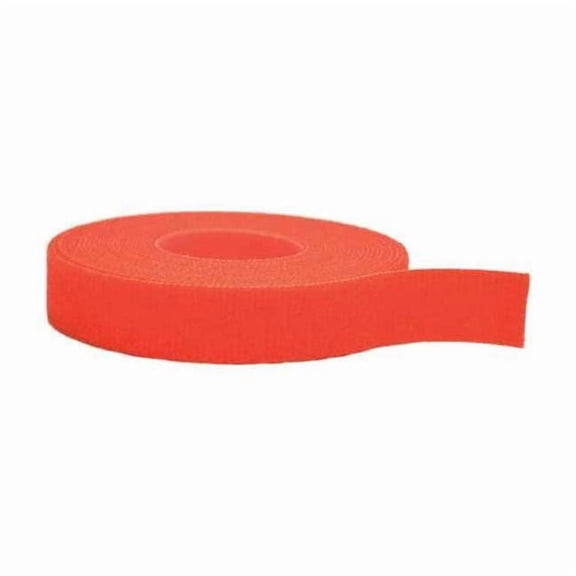 Cable Tie Strap, 75 ft L, Variable Max Bundle Dia., Orange, Nylon, Polypropylene, 50 lb Strength